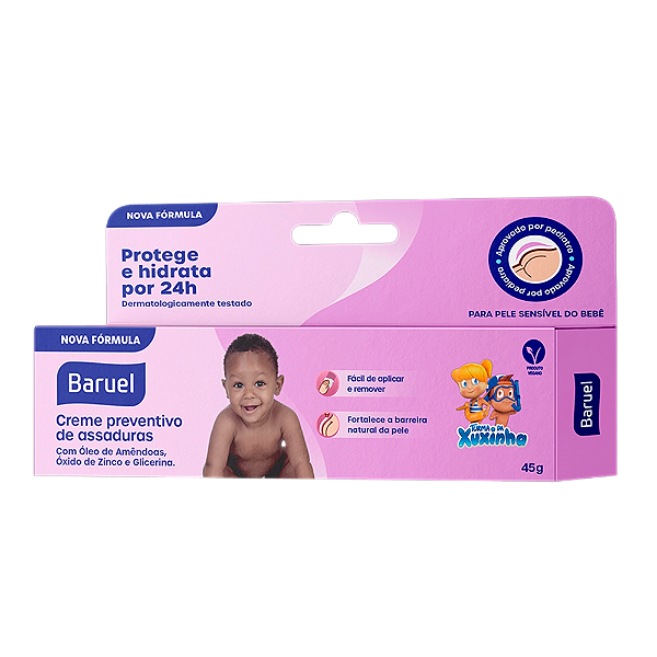 Creme Para Assadura Baruel Xuxinha Glicerina
