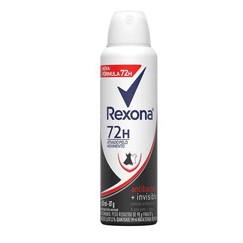 Desodorante Aerossol Rexona Invisible 250ml