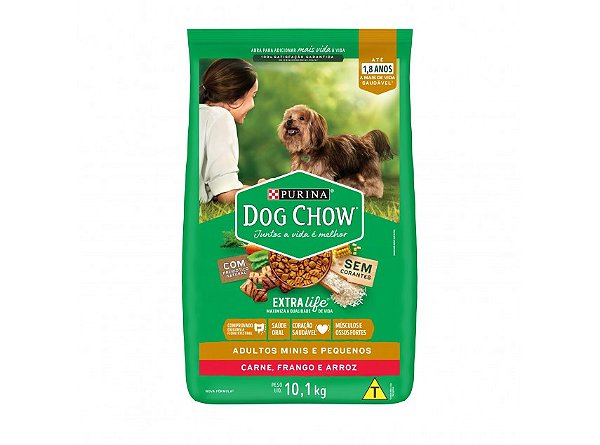 Ração Purina Dog Chow Adulto Extra Life 10,1kg