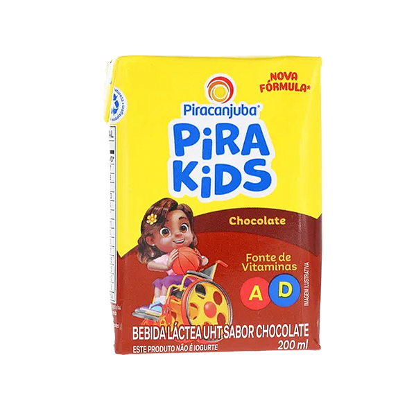 Bebida Láctea Pirakids Chocolate 200ml