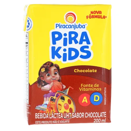 Bebida Láctea Pirakids Chocolate 200ml