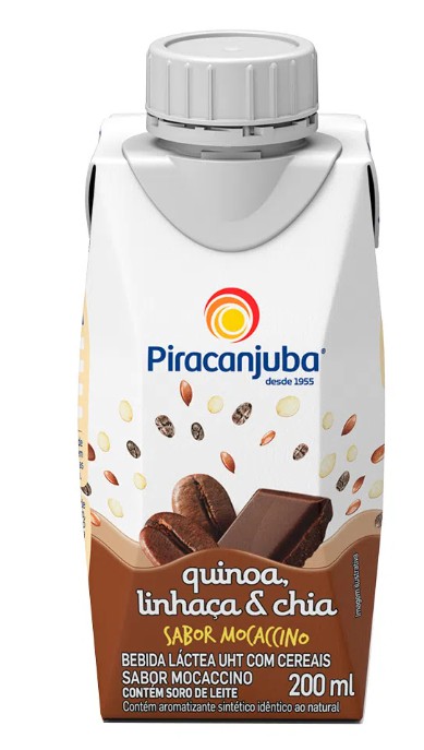 Bebida Láctea Piracanjuba Mocaccin 200ml