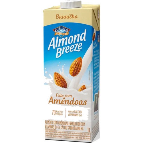 Bebida Amêndoas Breeze Almond 1L Baunilha