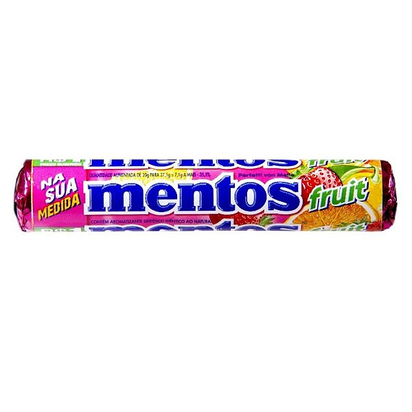 Confeito Mentos 26,8g Stick Sortido Fruit