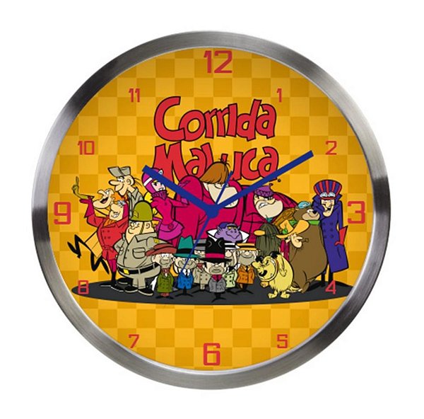 Relógio De Parede - Corrida Maluca - Hanna Barbera