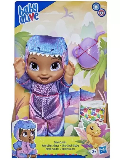 Baby Alive Bebessauro Negra, Bebê Tiranossauro Rex