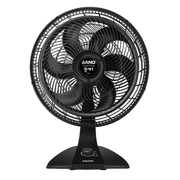 Ventilador Arno Turbo Force 2 em 1 Mesa e Parede Preto VF42 220V