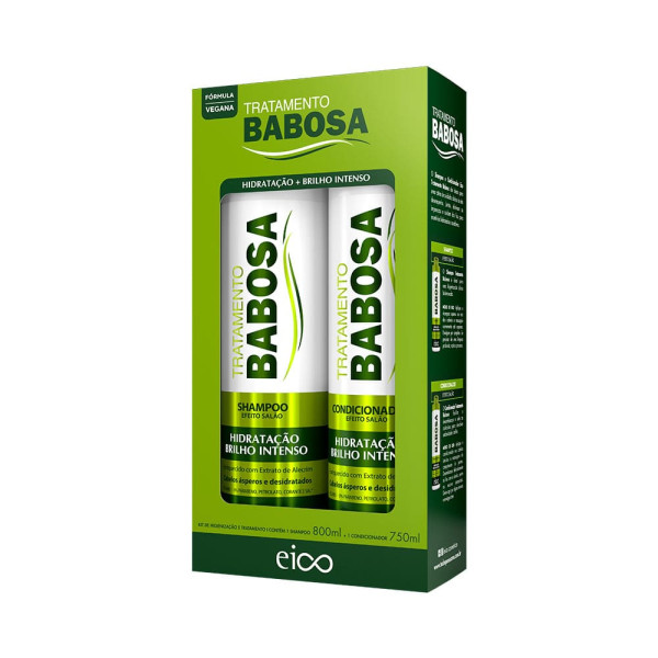 Kit Eico Shampoo + Condicionador Aloe Vera 800ml