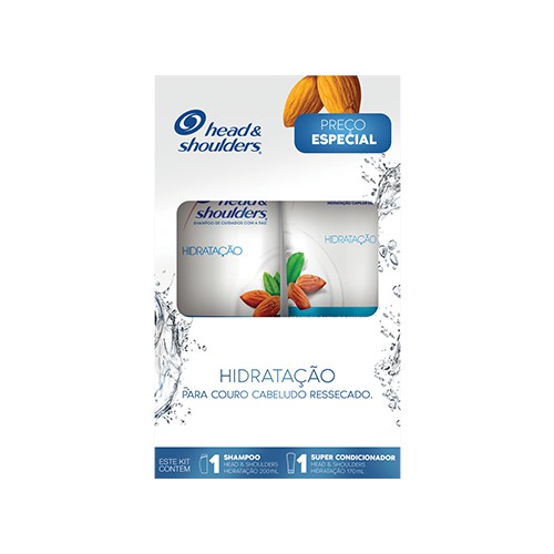 Kit Head & Shoulders Shampoo 200ml + Condicionador 170ml Hidratação