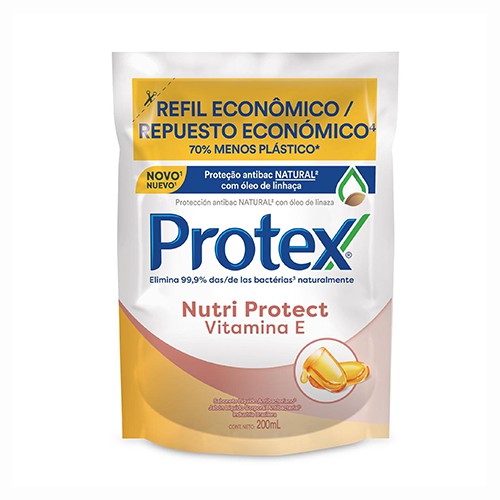 Sabonete Líquido Protex Vitamina E Refil 200ml