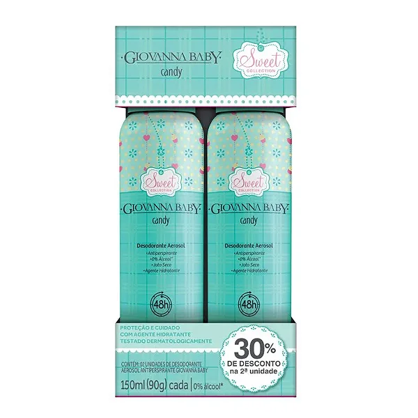 Kit Desodorante Giovanna Baby Candy