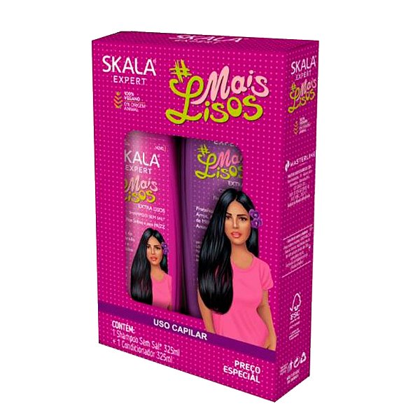 Kit Skala Shampoo + Condicionador Mais Lisos 325mL