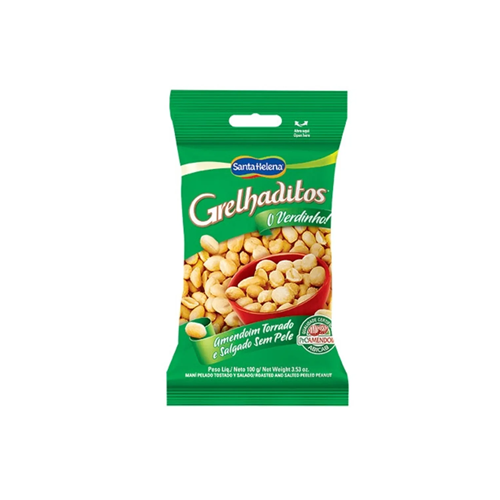 Amendoim Grelhaditos Santa Helena Sem Pele 100g