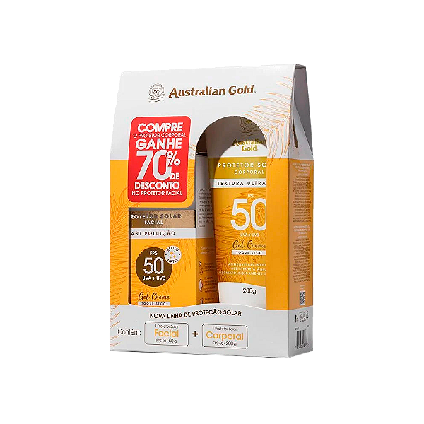 Kit Protetor Solar Australian Gold
