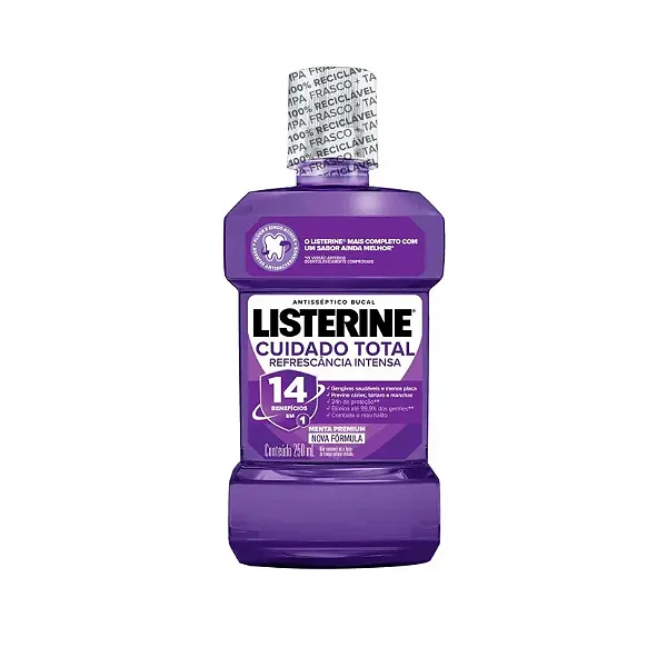 Enxaguante Bucal Listerine 500ml Cuidado Total