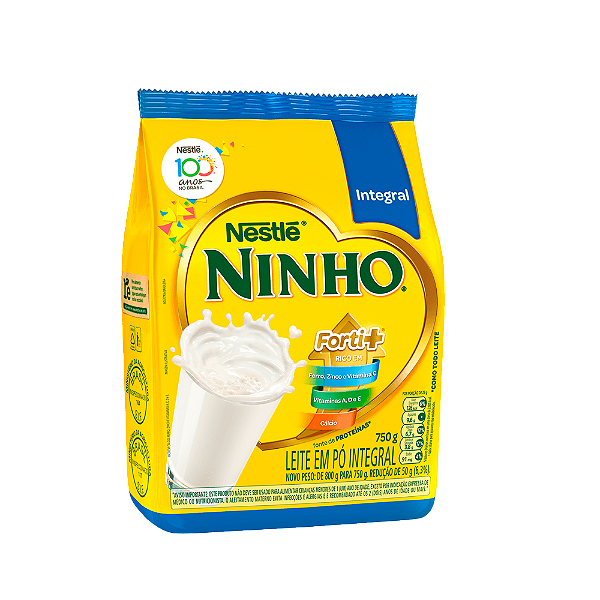 Leite em Pó Ninho Integral Nestlé 750g