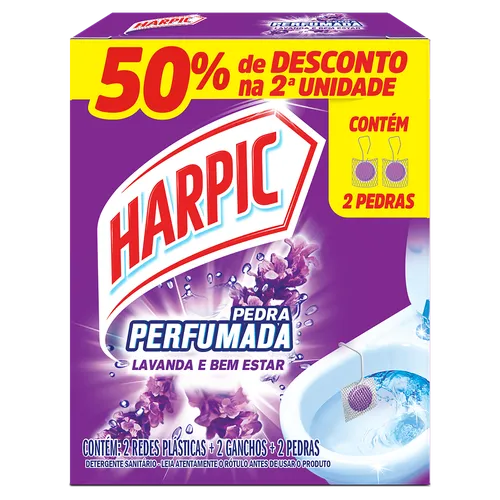 PEDRA SANITÁRIA HARPIC LAVANDA