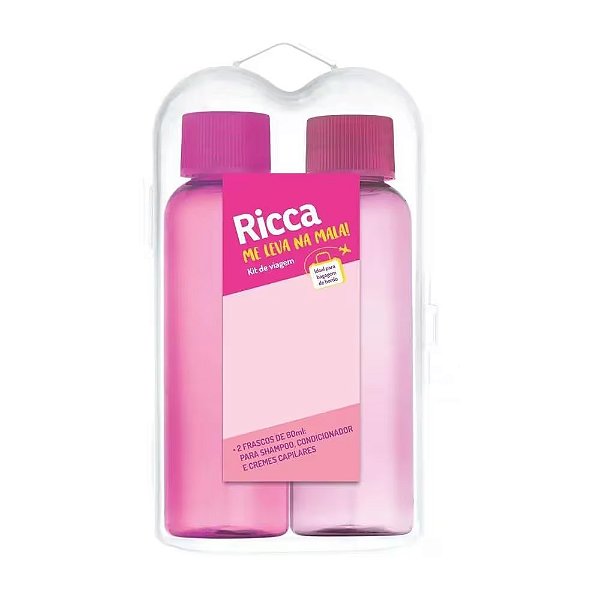 KIT VIAGEM RICCA COM 2 FRASCOS COLORS 3320