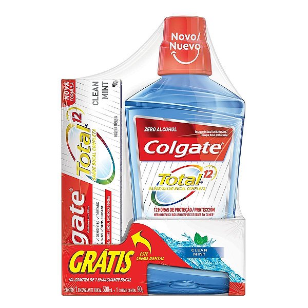 ENXAGUANTE BUCAL COLGATE 500ML TOTAL12