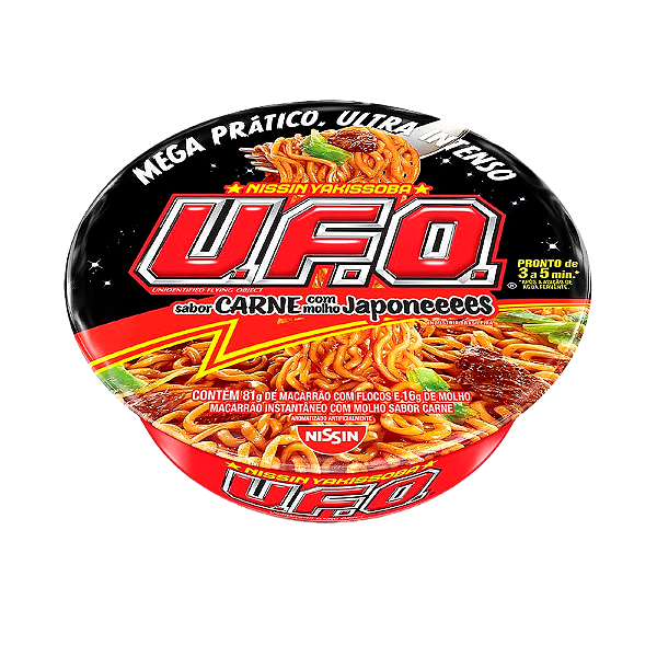 MACARRÃO INSTANTÂNEO NISSIN UFO CARNE 97G