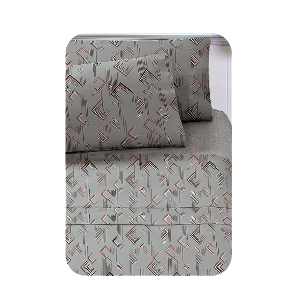 JOGO CAMA CORTTEX MICROTEC 04 PEÇAS CASAL