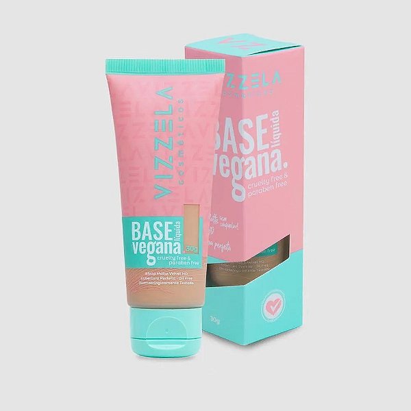 Base Líquida Vizzela matte vegana 30G