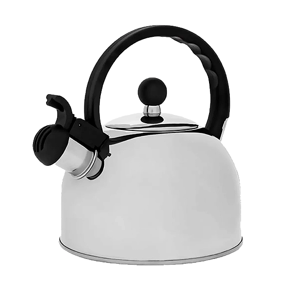 Chaleira Hércules com Apito 1,75L em Aço Inox