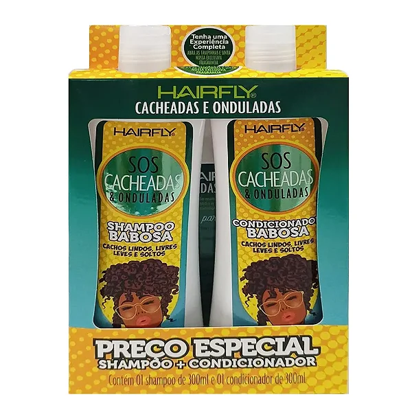Kit Shampoo + Condicionador Sos Hidratação Hair Fly 600ml