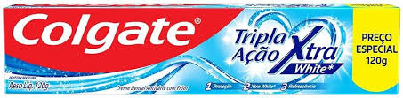 Creme Dental Colgate Tripla Ação Xtra White Caixa 120g
