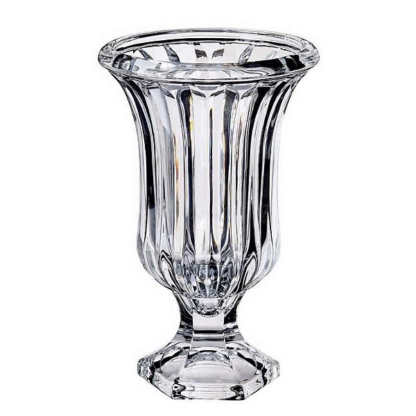 Vaso de vidro Lyor com pé Kansas 13X24 4289