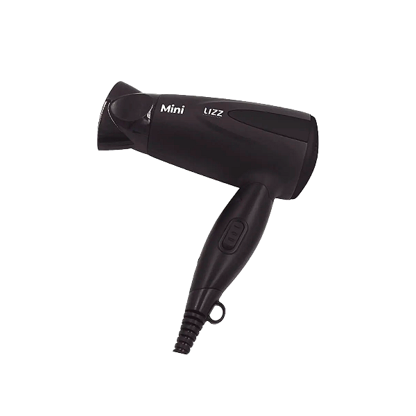 Mini Secador Lizz JF1001 Bivolt Preto