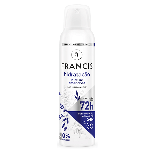 Desodorante Aerosol Francis Leite De Amêndoas 150ml