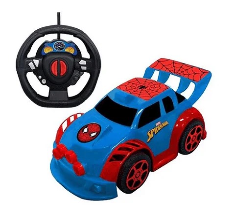 Carro Candide Controle Remoto Homem Aranha Smart Driver 58002