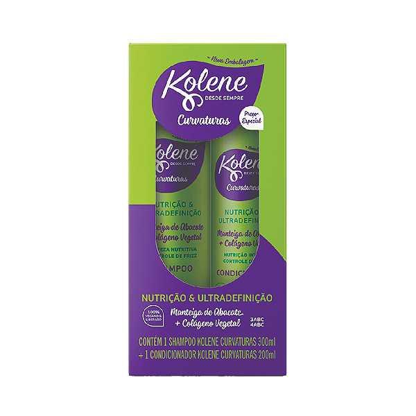 Kit Kolene Shampoo 300ml + Condicionador 200ml