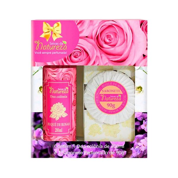 Kit Seivas Deo Colônia 200ml + sabonete 90g