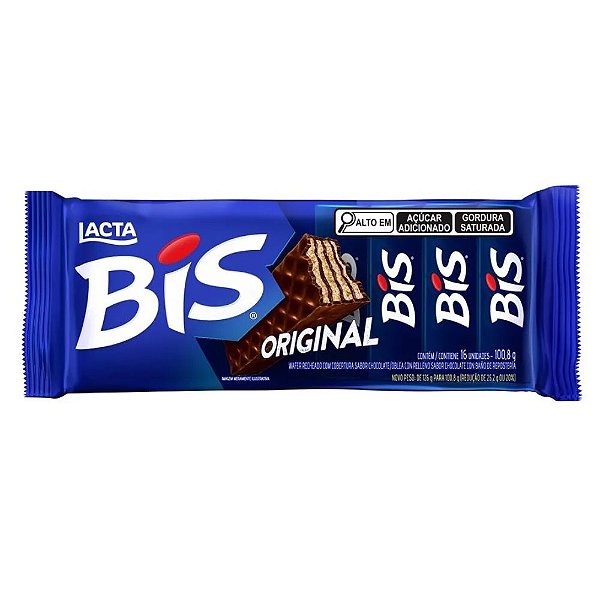 Chocolate Lacta Bis ao leite 100,8g