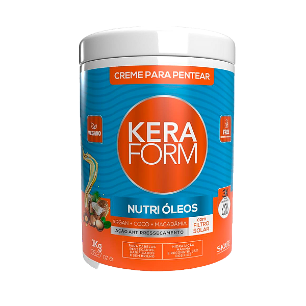 Creme Para Pentear Keraform Nutri Óleos 1kg