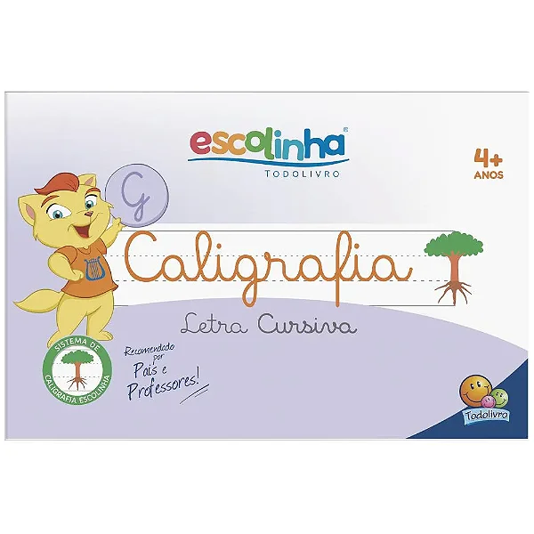 Livro Escolinha Sistema De Caligrafia