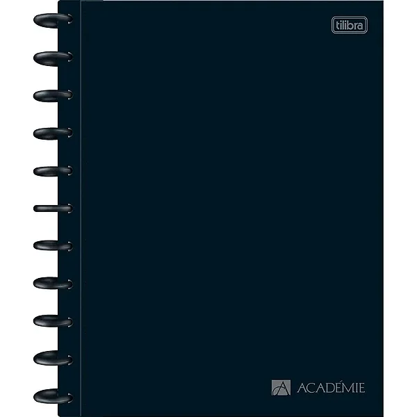 Caderno Inteligente Tilidisco Universitário Tilibra Académie 10 Matérias Com 160 Folhas