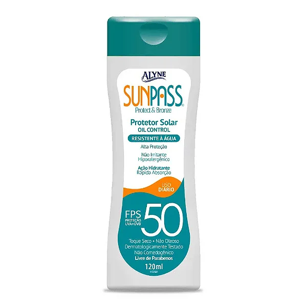 Protetor Solar Sunpass FPS 50 120ml
