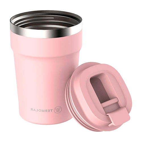Copo Térmico Termolar 380ml - Rosa