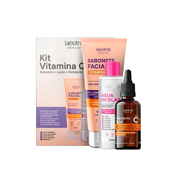 Kit Vitamina C Labotrat ¿ Dermo Skin 3 Pcs