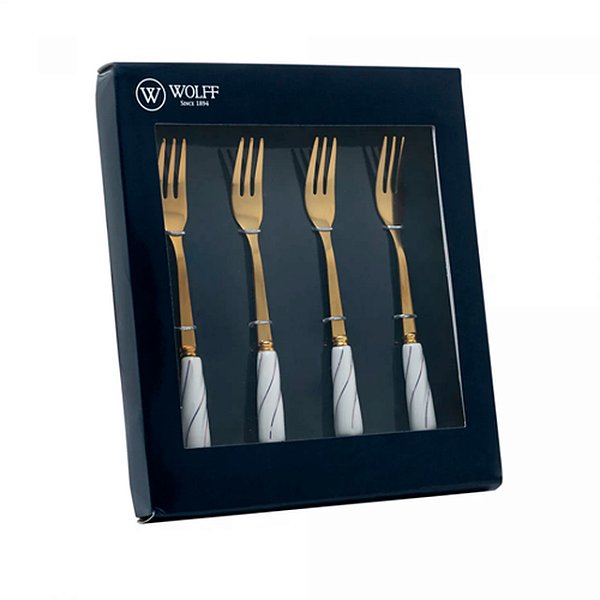 Conjunto de Garfos Rojemac ¿ 4 Peças em Aço Inox