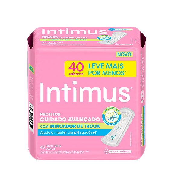 Protetor Diário Intimus (com 40 unidades)