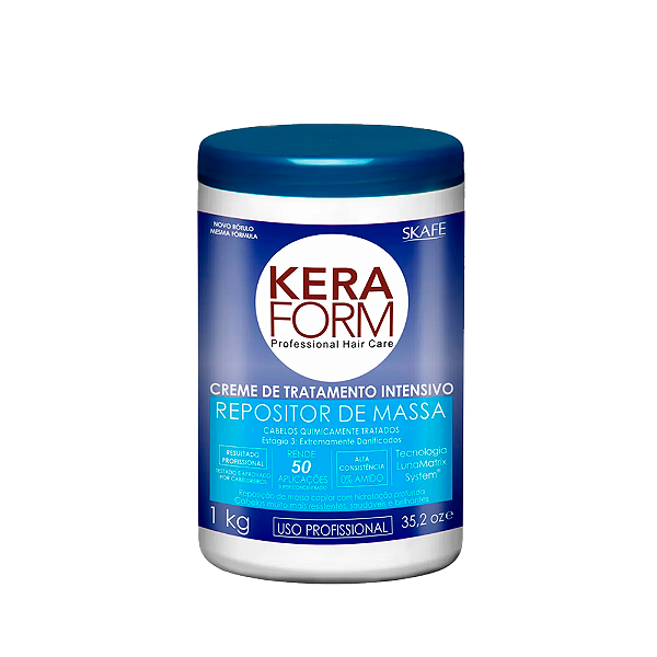 Creme De Tratamento Skafe 1 KG Keraform Repositor De Massa
