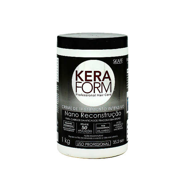 Creme De Tratamento Skafe 1 KG Keraform Nano Reconstrução
