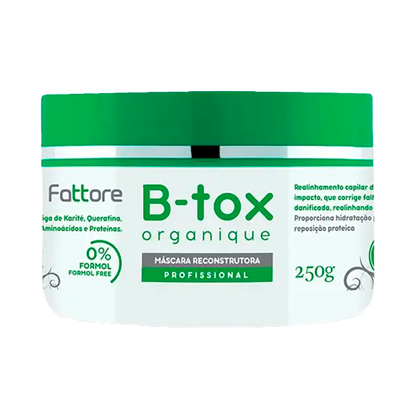 Máscara Fattore B-tox Organique 250G