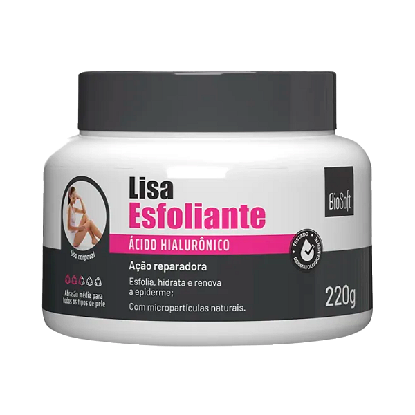 Creme Esfoliante Softhair Ácido Hialurônico 220G