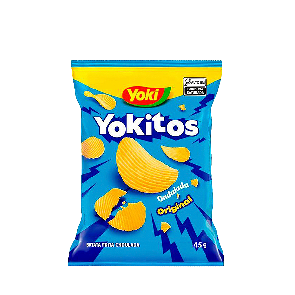 Batata Yoki Ondulada Natural 45G