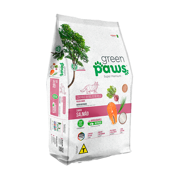 Ração Green Paws Gato Castrado Salmão 1,5kg